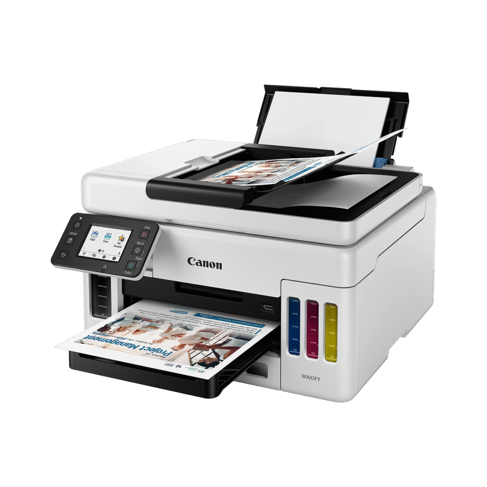 Canon MAXIFY GX6021 Wireless MegaTank Small Office Inkjet All-in-One Color Printer - Image 2